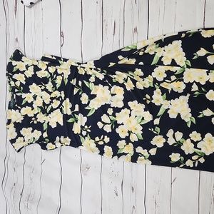 Ralph Lauren navy floral dress 8